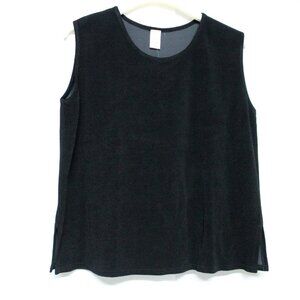 Moon Light XL Extra Large Sleeveless Top With Side Slits - Made in U.S.A.